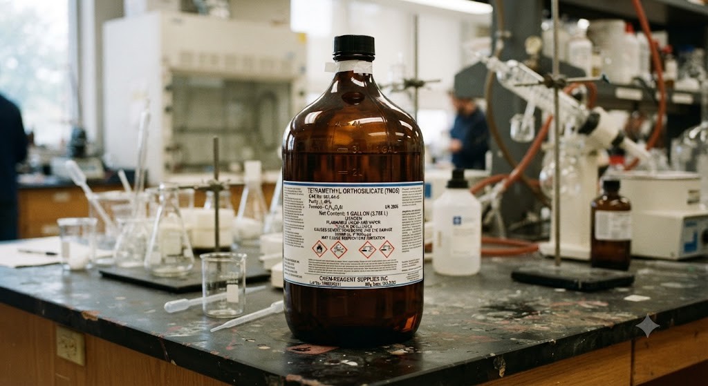 Tetramethyl orthosilicate 1 Gal In Amber Glass Bottle - CAS 681-84-5 - Image 2