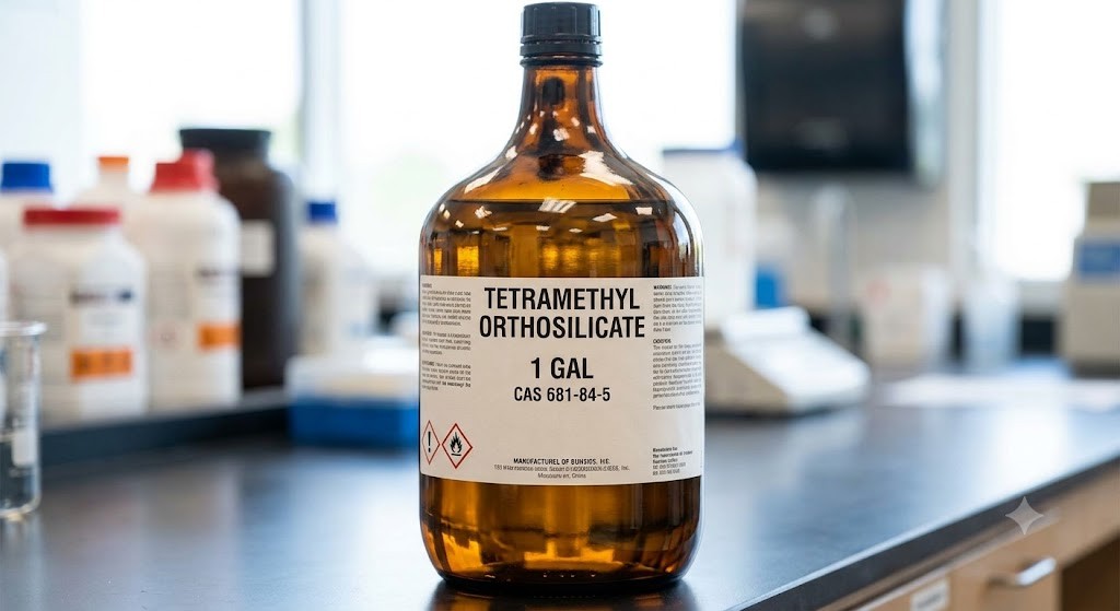 Tetramethyl orthosilicate 1 Gal In Amber Glass Bottle - CAS 681-84-5