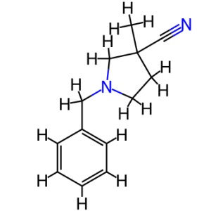 1-Benzyl-3-methyl-pyrrolidine-3-carbonitrile – CAS 114373-05-6