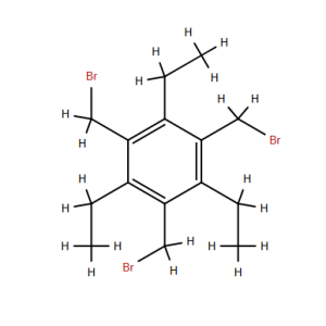 1,3,5-Tris(bromomethyl)-2,4,6-triethylbenzene - CAS # 181058-08-2 - 5G