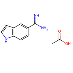 1H-Indole-5-carboxamidine HOAC - CAS 1173258-34-8
