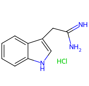 2-(1H-Indol-3-yl)-acetamidine HCl
