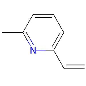 2-Methyl-6-vinylpyridine (with 0.5% wt hydroquinone) – CAS 1122-70-9