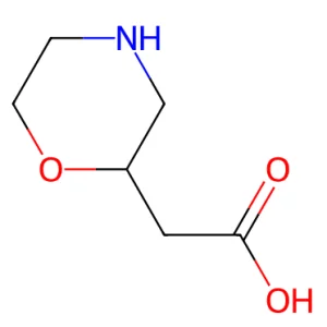 2-Morpholineacetic acid - CAS 180863-27-8