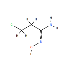 3-Chloro-N-hydroxy-propanimidamide - 1G