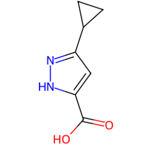 3-Cyclopropyl-1H-pyrazole-5-carboxylic acid – CAS 401629-04-7]
