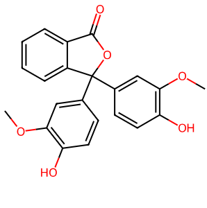 3,3-bis(4-hydroxy-3-methoxyphenyl)isobenzofuran-1(3H)-one