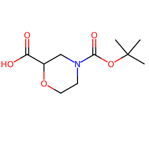 4-Boc-2-morpholinecarboxylic acid – CAS 189321-66-2