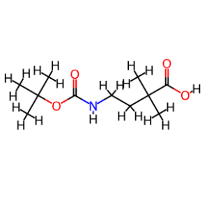 4-Boc-amino-2,2-dimethylbutyric acid – CAS 153039-17-9