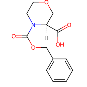 4-Cbz-3(S)-morpholinecarboxylic acid – CAS 819078-65-4
