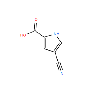 4-Cyano-1H-pyrrole-2-carboxylic acid - CAS 80242-24-6