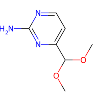 4-Dimethoxymethyl-pyrimidin-2-ylamine - CAS 165807-05-6