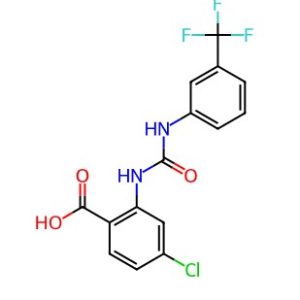4-chloro-2-(3-(3-(trifluoromethyl)phenyl)ureido)benzoic acid