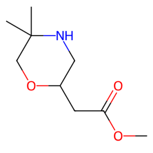 (5,5-Dimethyl-morpholin-2-yl)-acetic acid methyl ester – CAS 889955-22-0