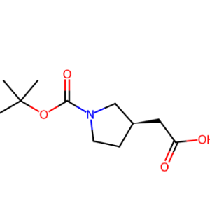 (R)-N-Boc-3-pyrrolidineacetic acid - CAS 204688-60-8