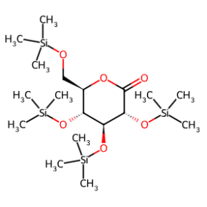 (3R,4S,5R,6R)-3,4,5-Tris((trimethylsilyl)oxy)-6-(((trimethylsilyl)oxy)methyl)tetrahydro-2H-pyran-2-one - CAS 32384-65-9