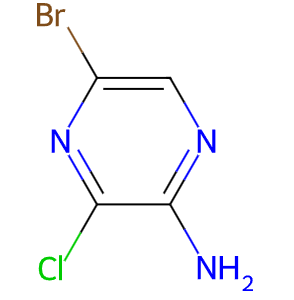 5-Bromo-3-chloropyrazin-2-amine - CAS Number: 21943-13-5